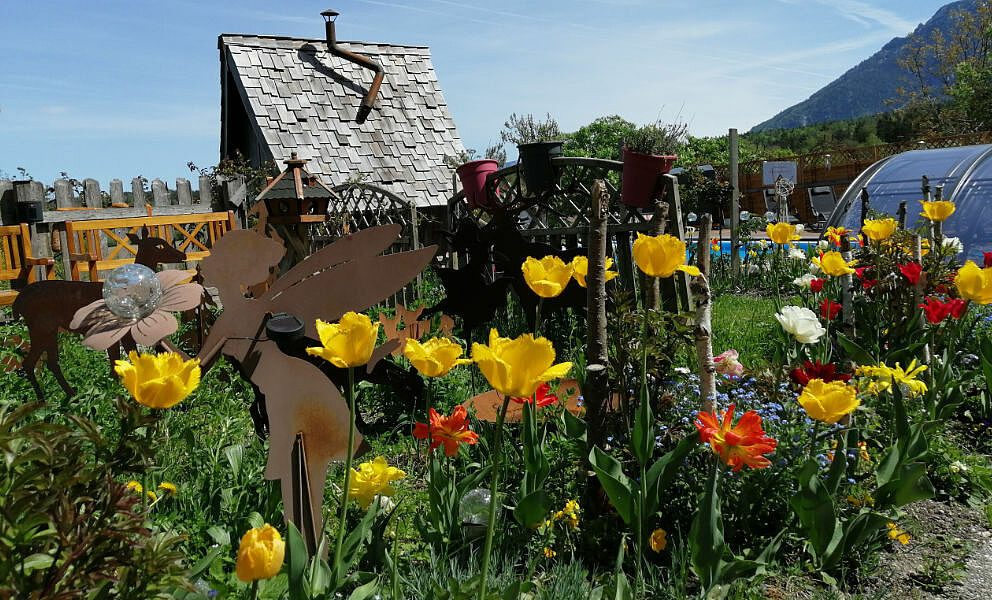 Gartenanlage Sanatorium Schlossberghof Marzoll