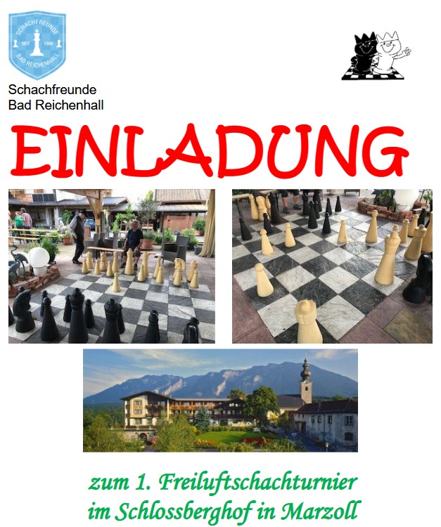 1. Freiluftschachturnier im Schlossberghof